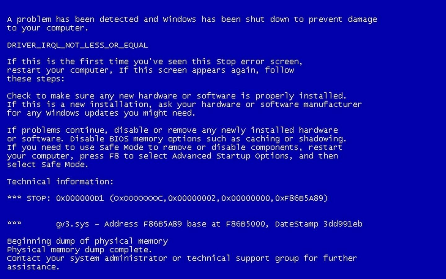 Minimalism, Blue Screen, Bsod Wallpaper and Picture