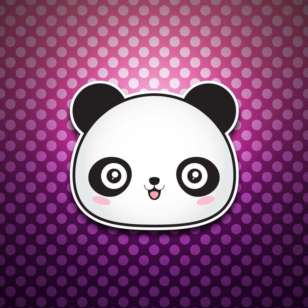 Funny Panda 1024×1024 iPad Wallpaper, iPad 2 Background HD