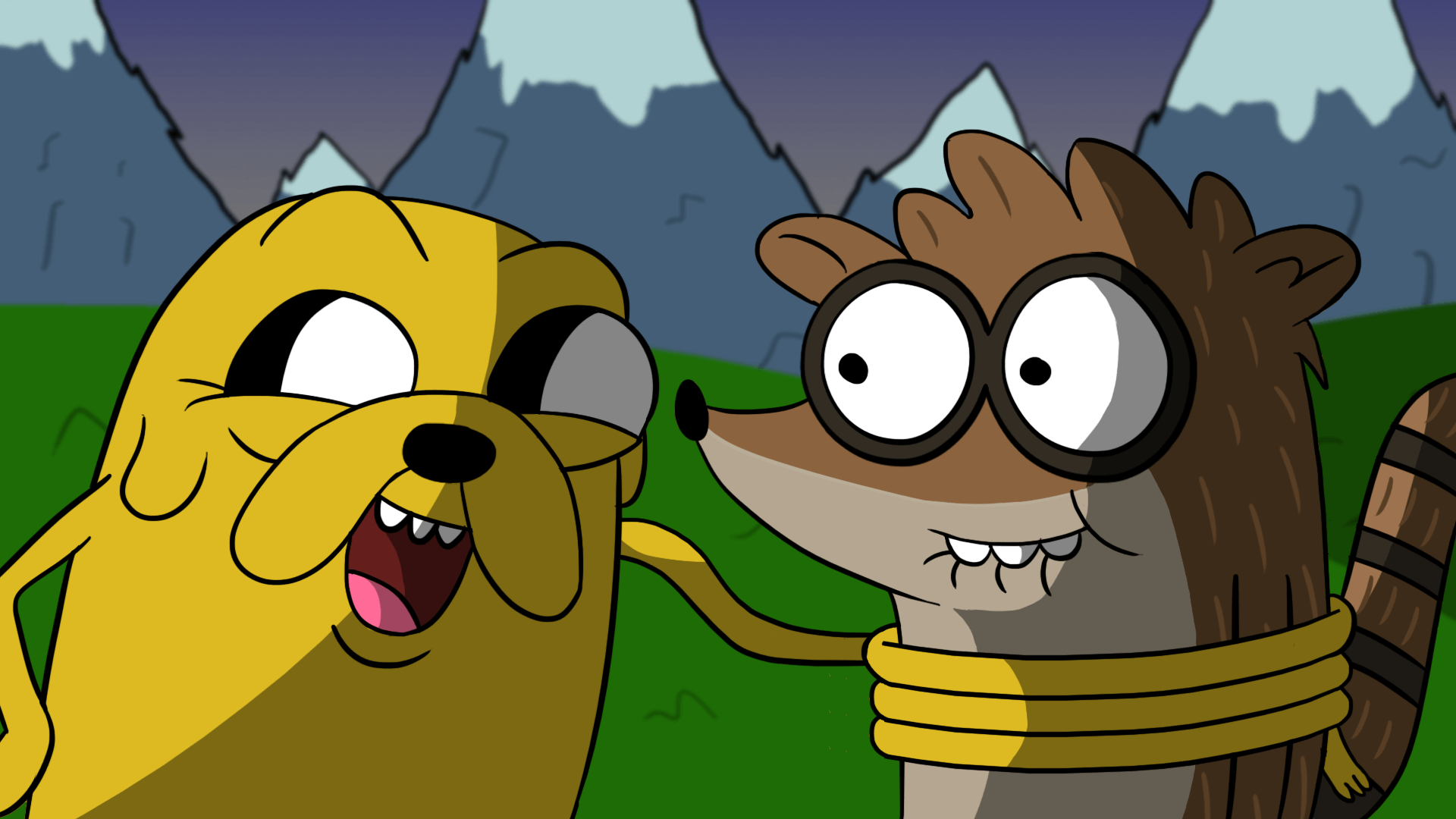 Jake and rigby! :)