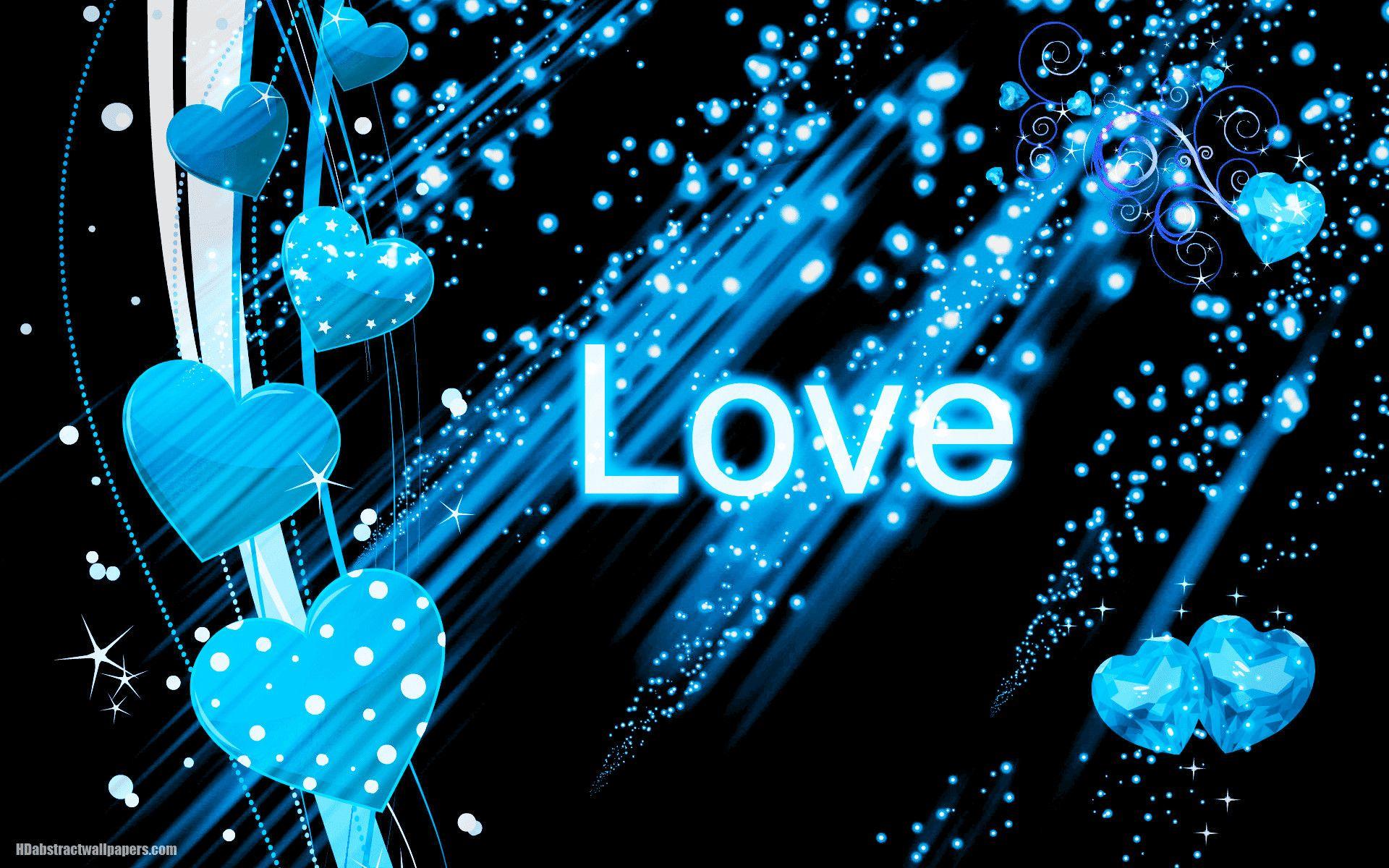 Blue Hearts Wallpaper