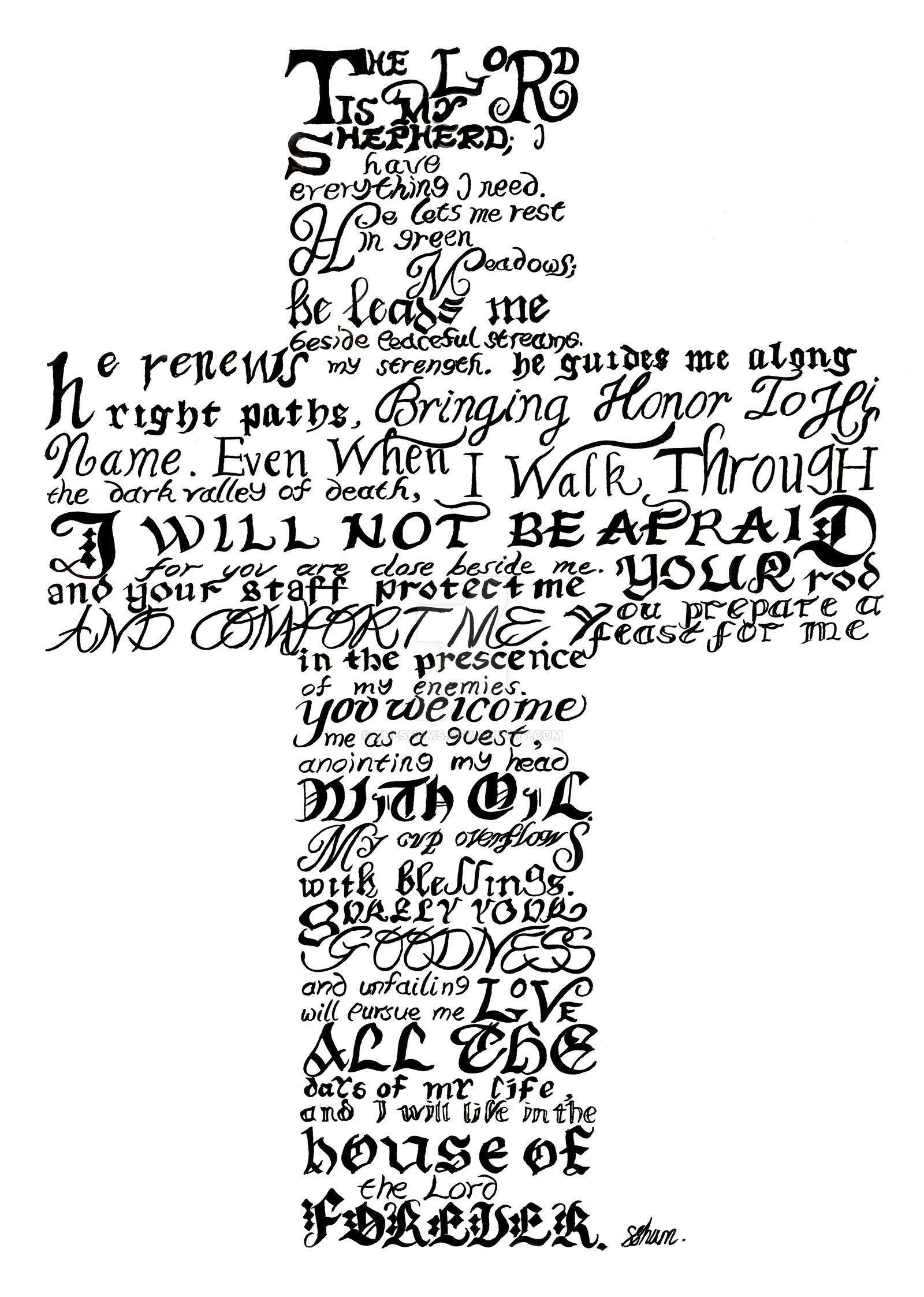 Psalms 23 Backgrounds Wallpaper Cave