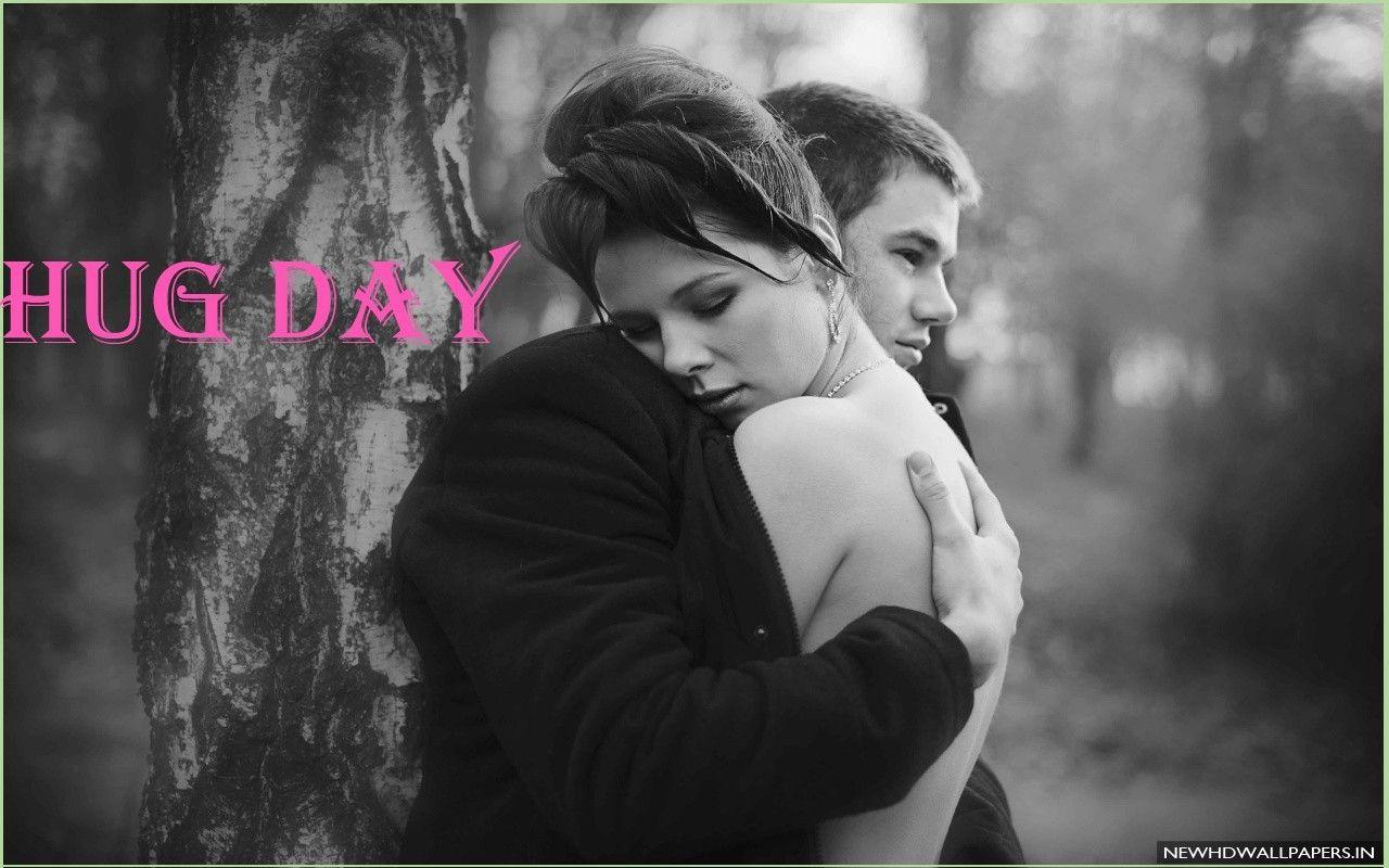 Love Couple Hug Romantic Hug Day 2015 Image Wallpaper HD