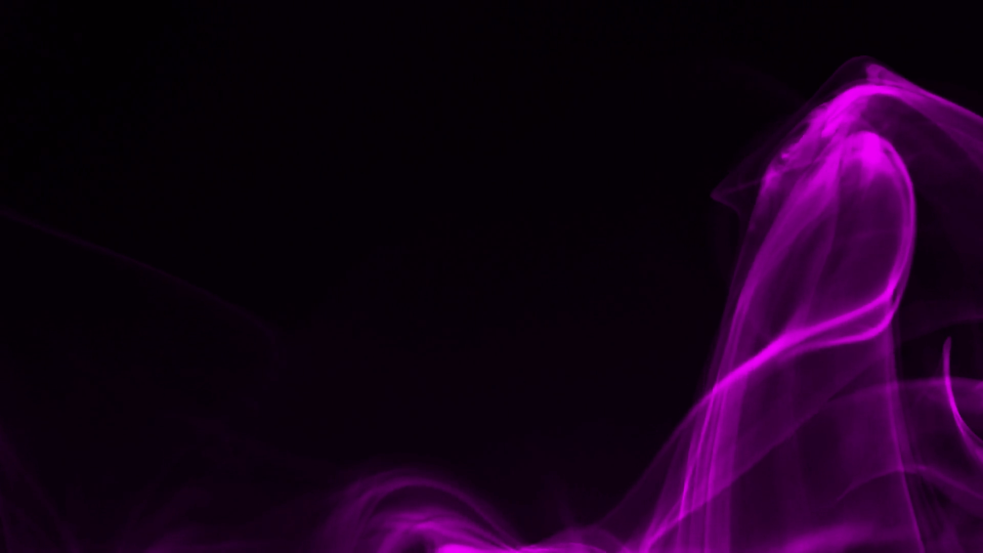 Colored curl, wave of smoke on black background -, love, girly