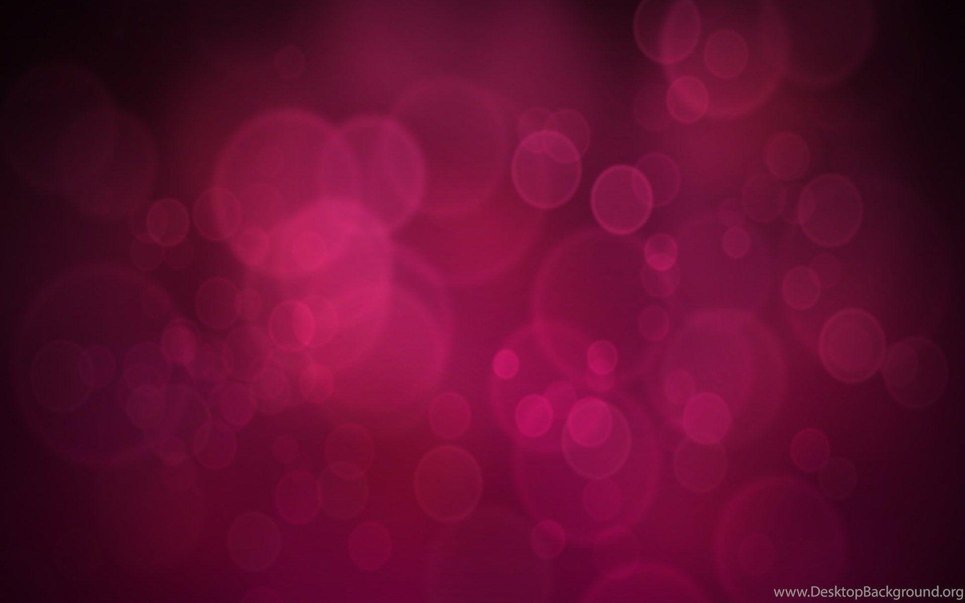 Pink Black Background, Bubbles, Reflections, Background Wallpaper