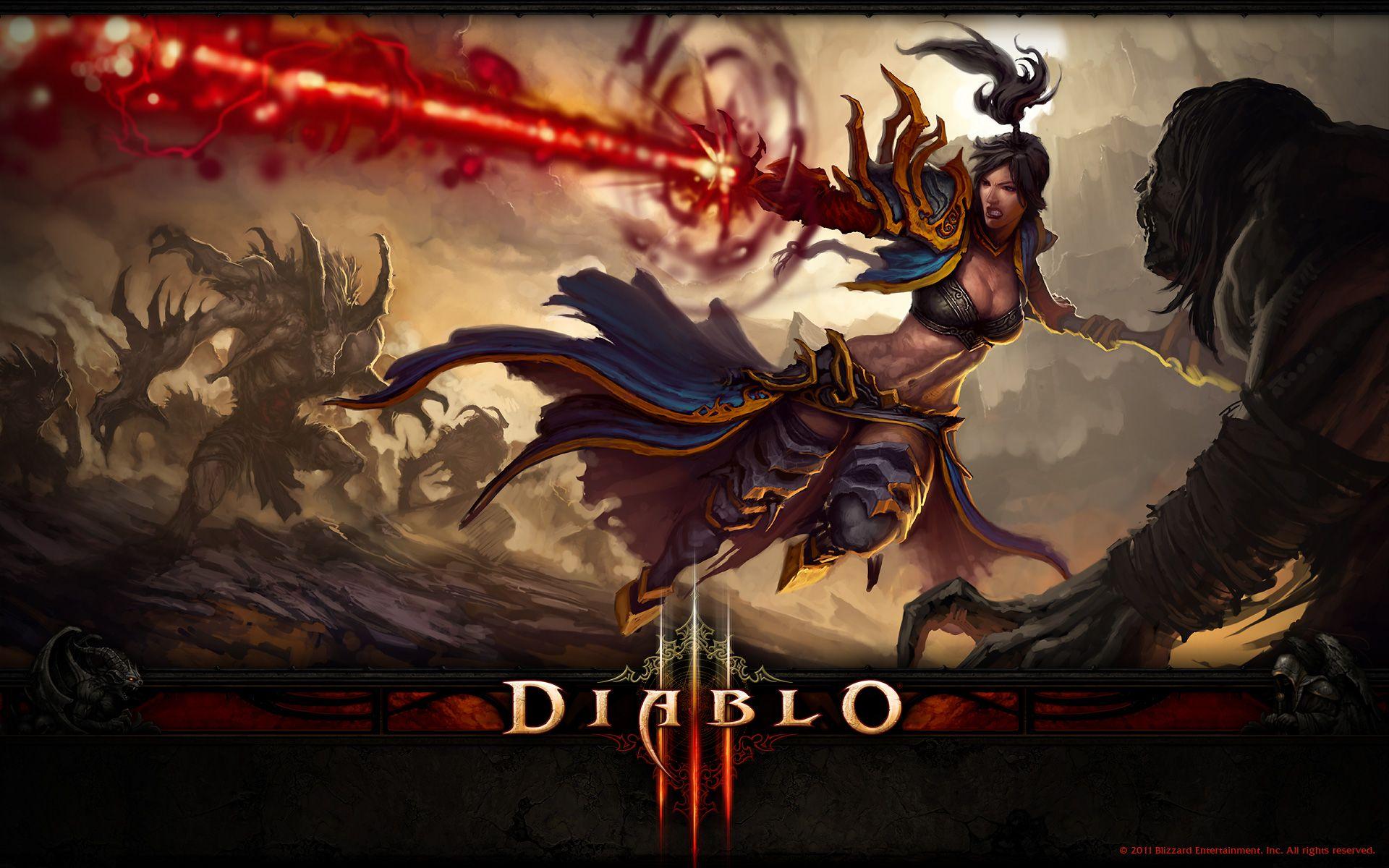 Diablo 3 The Wizard HD Wallpaper PS3 Games Wallpaper Res