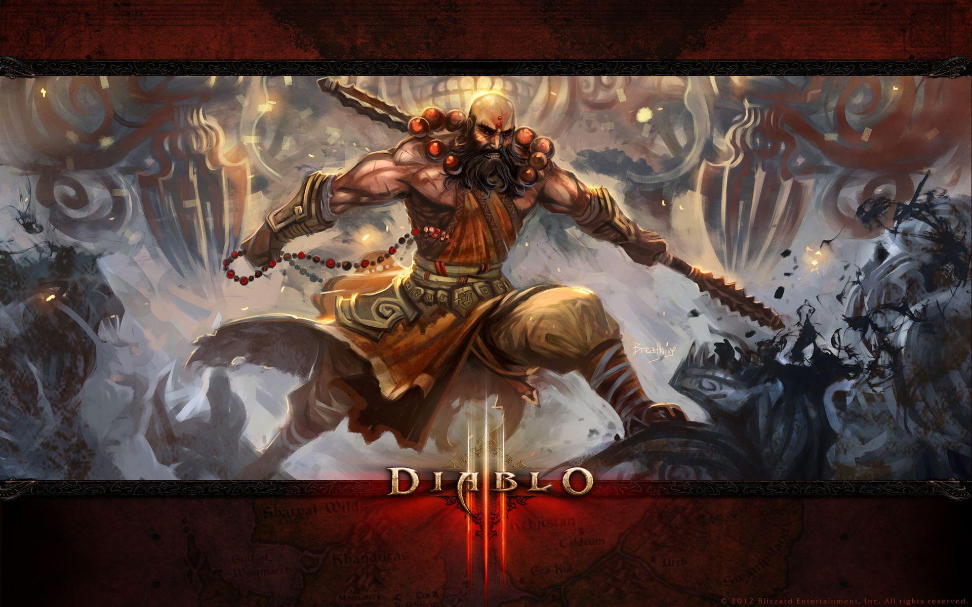 Diablo 3 Holy Monk HD Wallpaper PS3 Games Wallpaper Res