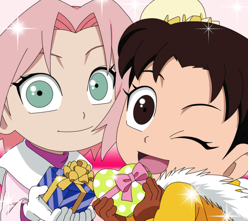 Sakura and Tenten wallpaper