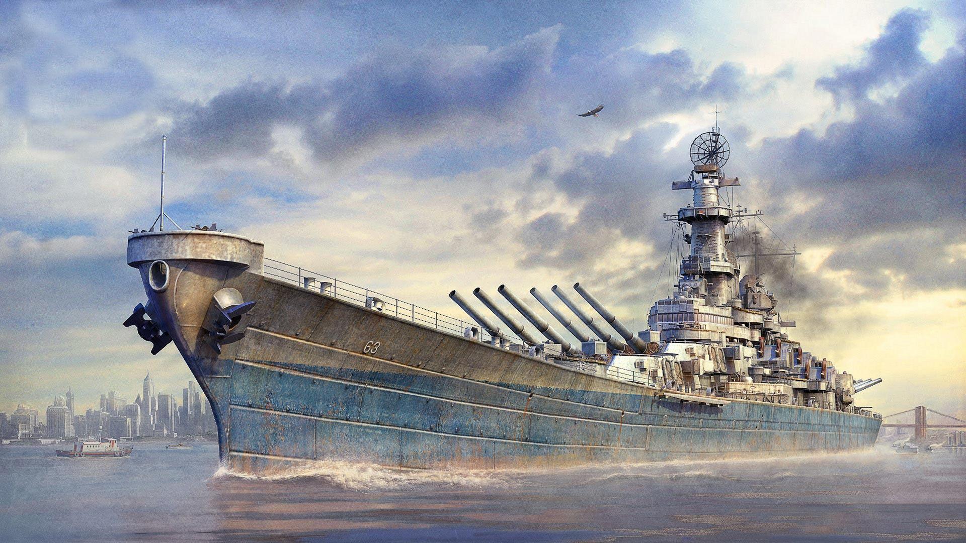Warships EP Class Battleship HD Wallpaper