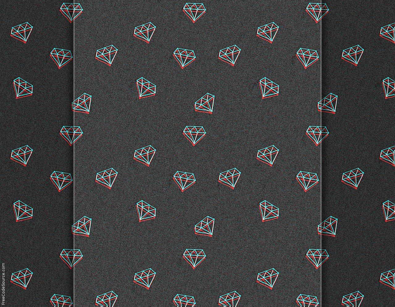 Dimensional Diamonds Formspring Background, Dimensional Diamonds