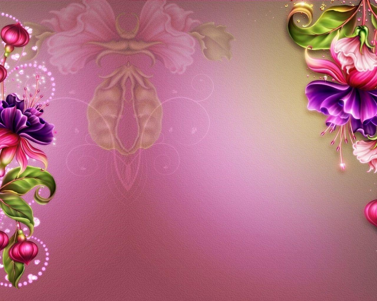 Abstract Fuchsia Pink Glamour desktop PC and Mac wallpaper