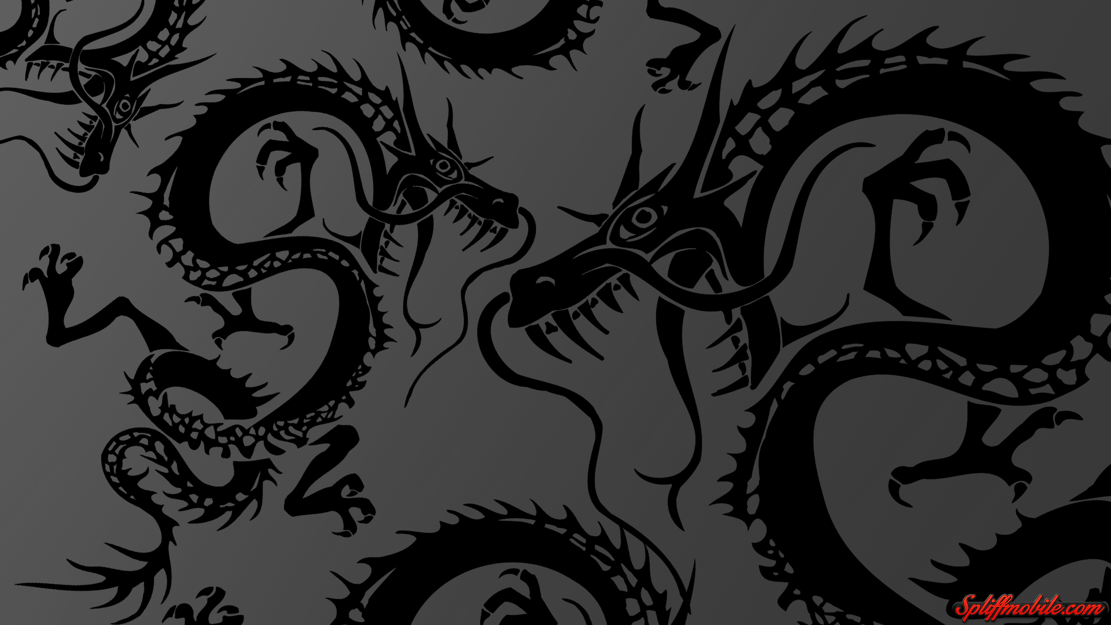 HD Black Dragon Wallpaper