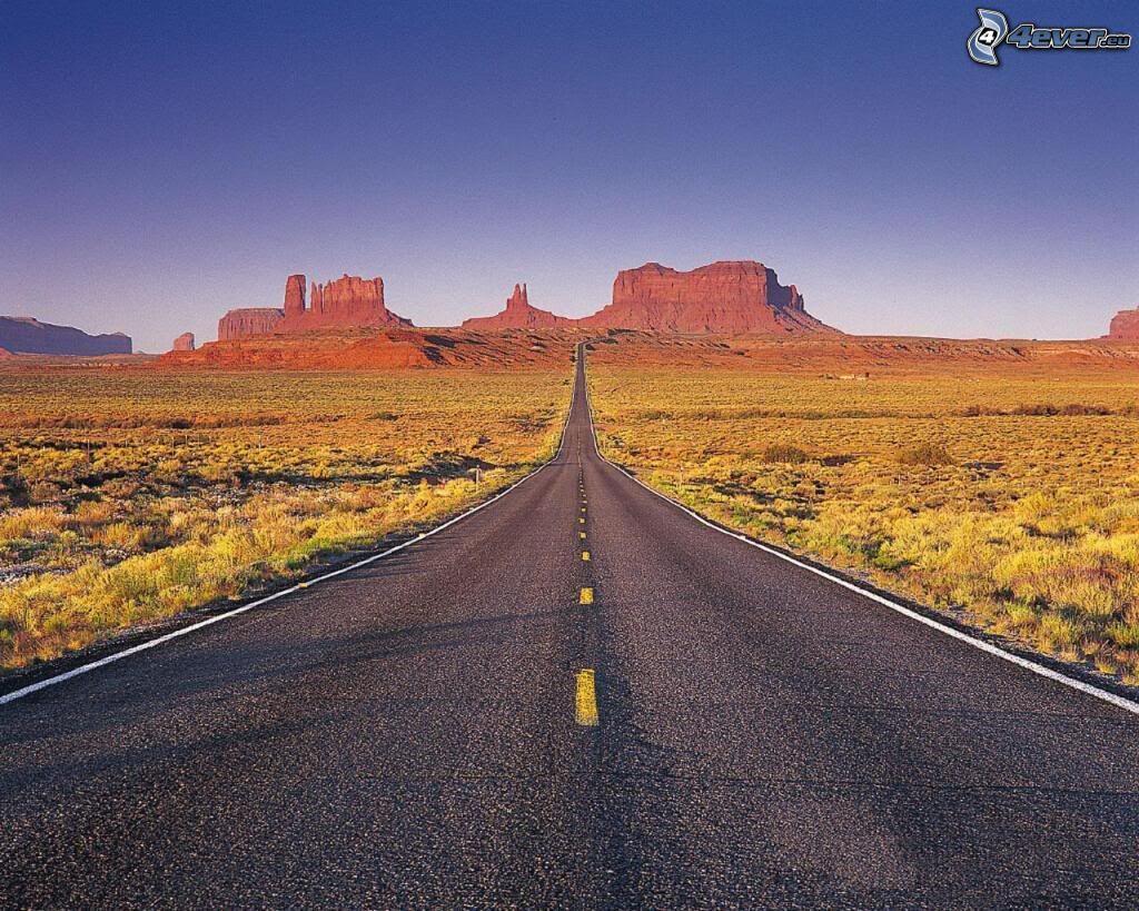 Route 66 Road HD Wallpaper, Background Image