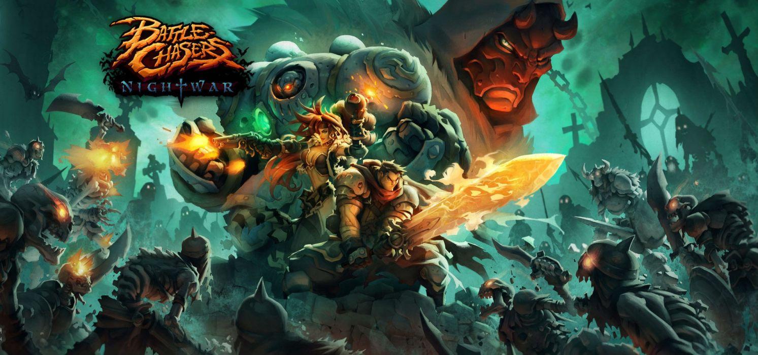 BATTLE CHASERS NIGHTWAR action fantasy fighting rpg strategy warrior