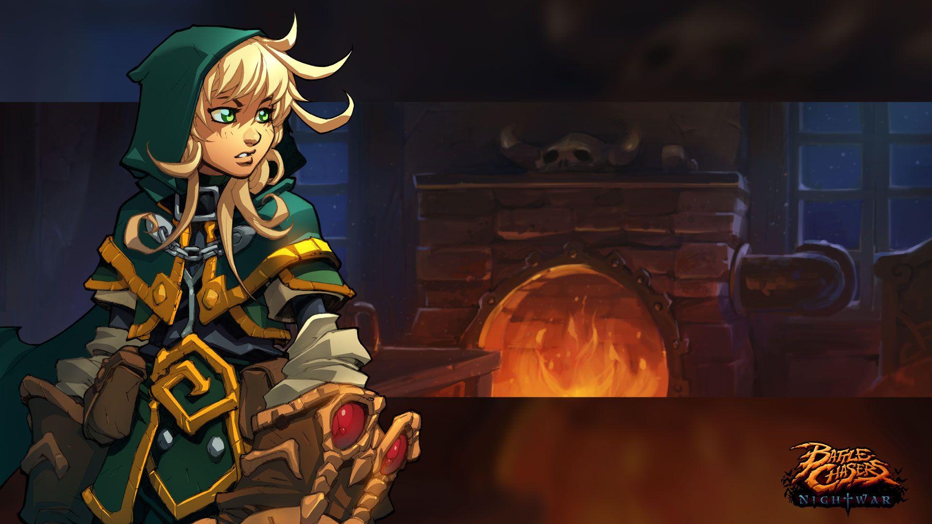 The young defener, Gully. Wallpaper from Battle Chasers: Nightwar