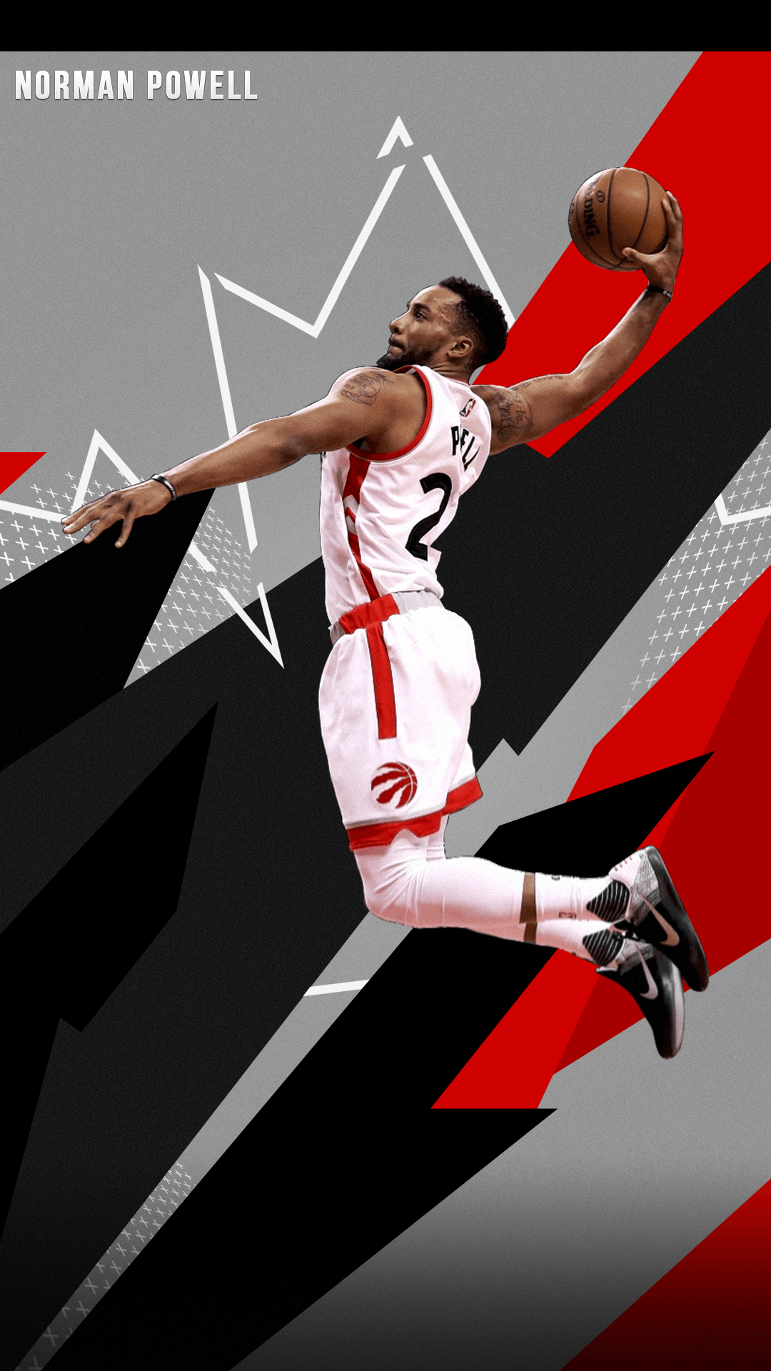 Norman Powell 2k18 style mobile wallpaper I made alt in comments