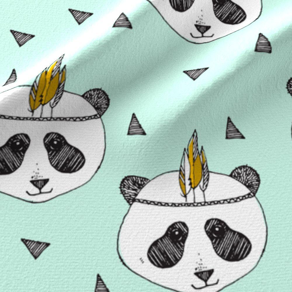 panda fabric, wallpaper & gift wrap