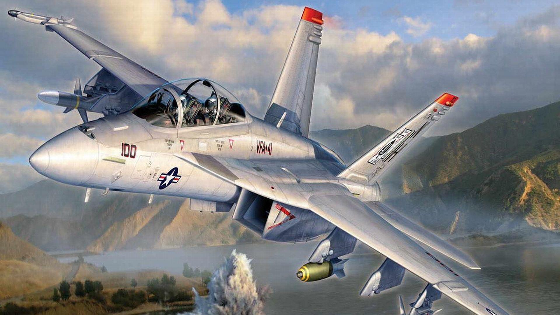 McDonnell Douglas F A 18 Hornet Full HD Wallpaper And Background