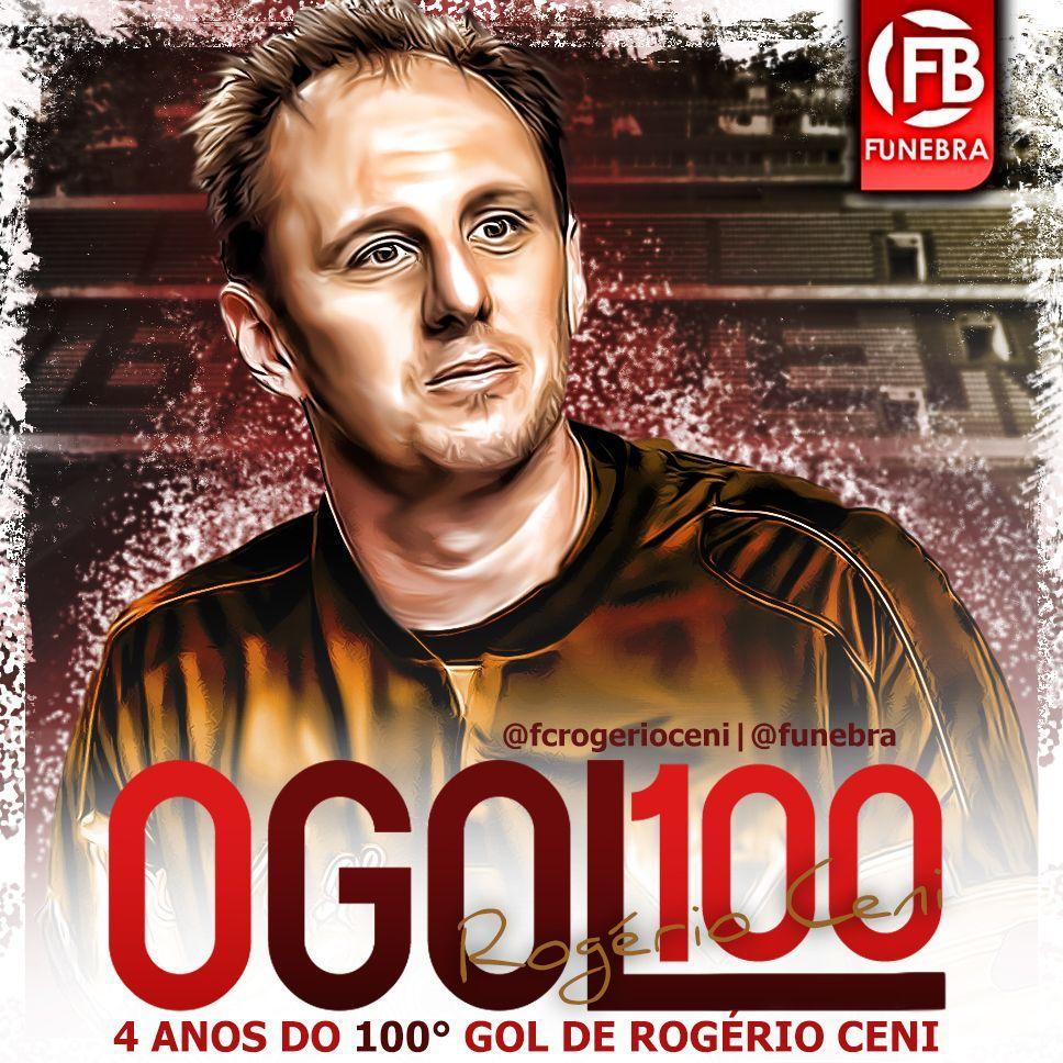 Wallpaper em comemoração aos 100 gols de Rogério Ceni. Projetos