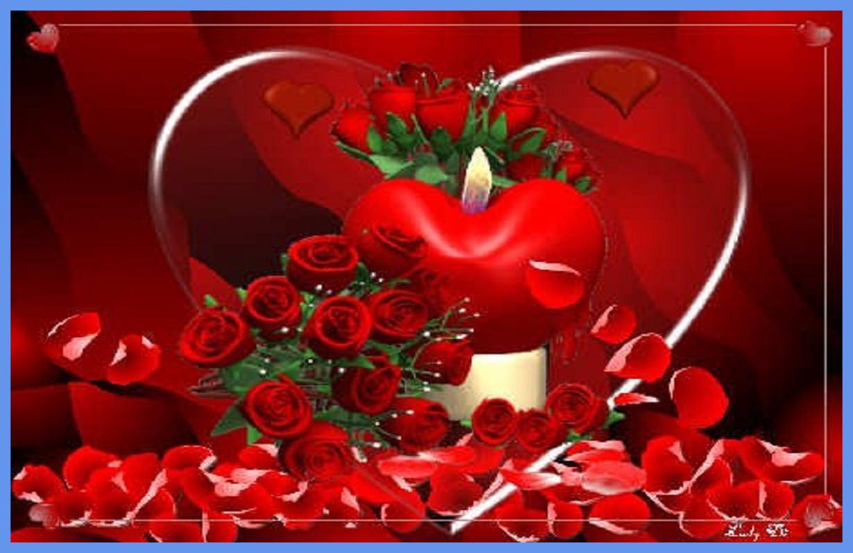 Appealing Lovely Red Heart Of Rose Wallpaper Love Concept And Style