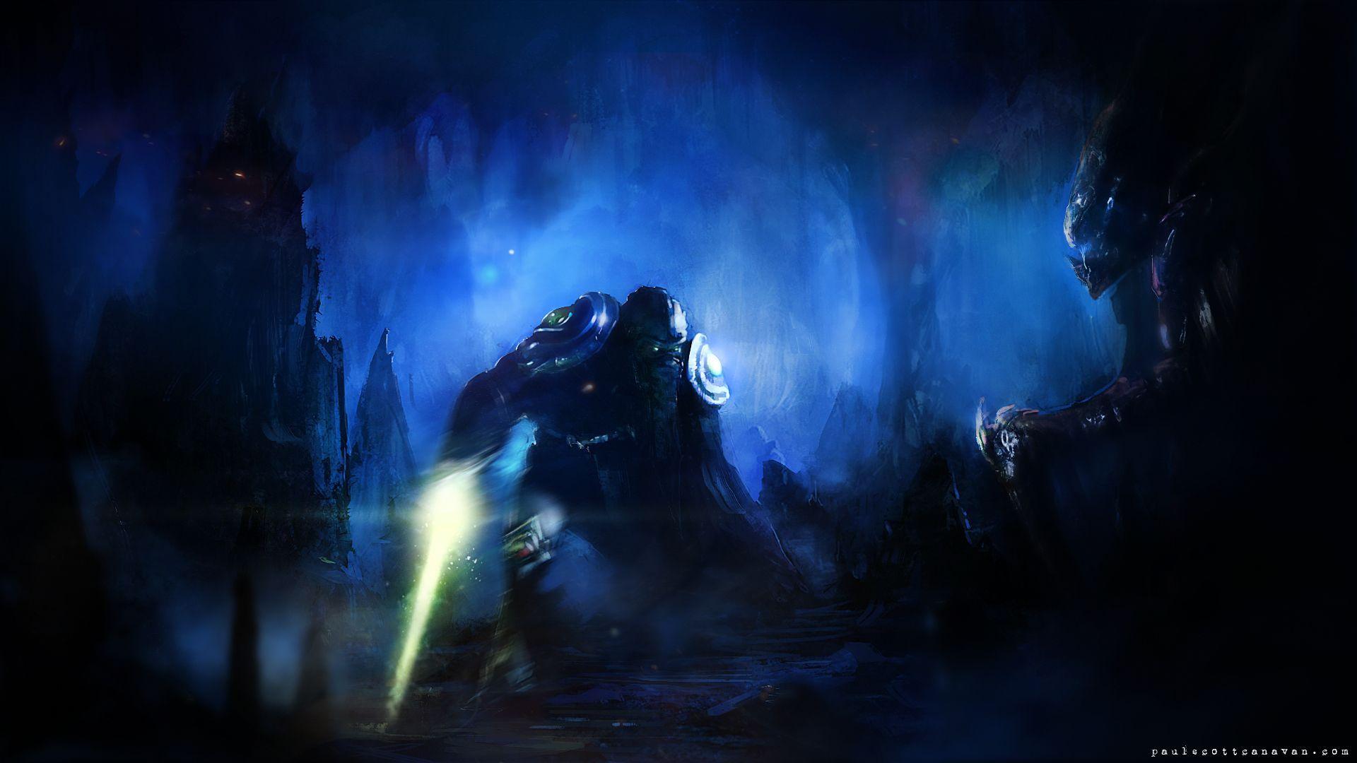 Wallpaper Heroes of the Storm, starcraft, blizzard, Zeratul image