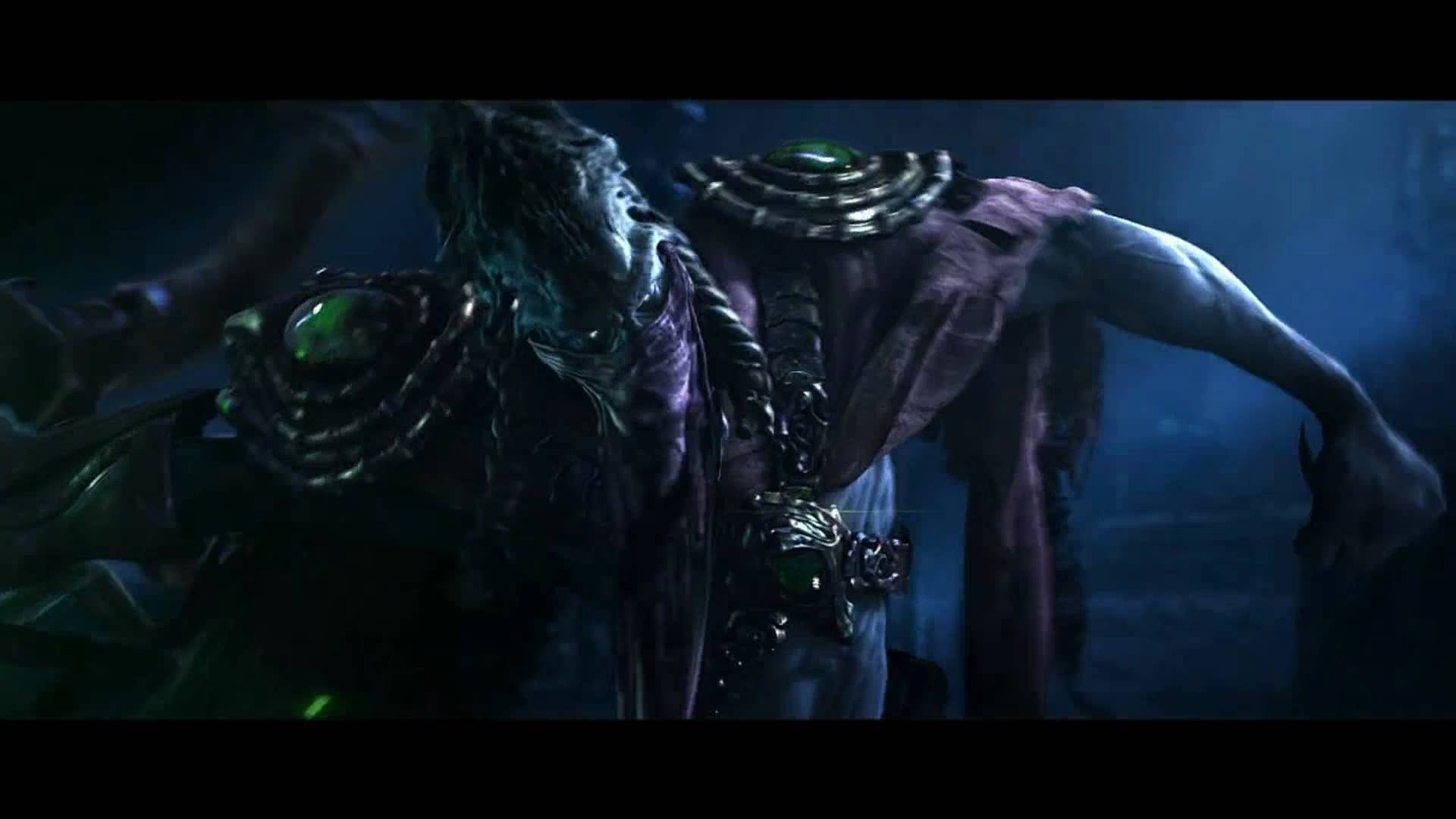 StarCraft 2: Zeratul and Kerrigan Duel Cinematic in 1080p