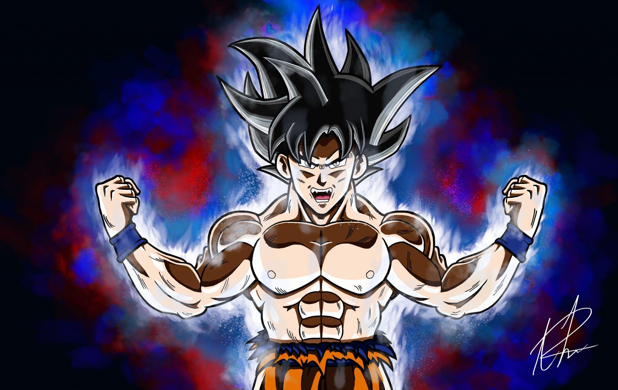 Son Goku Ultra Instrinct New Transformation.
