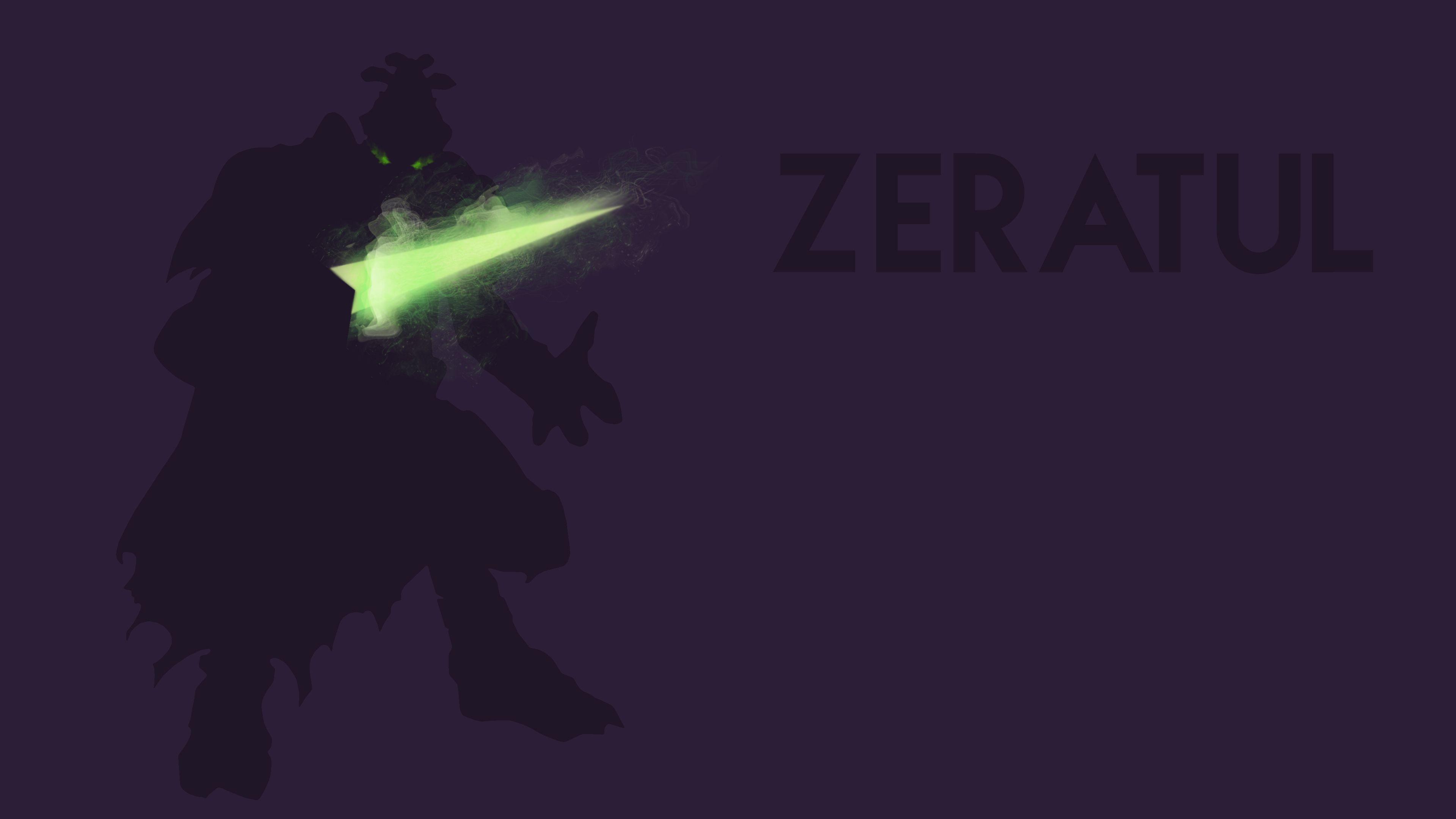 Made a minimalist Zeratul wallpaper