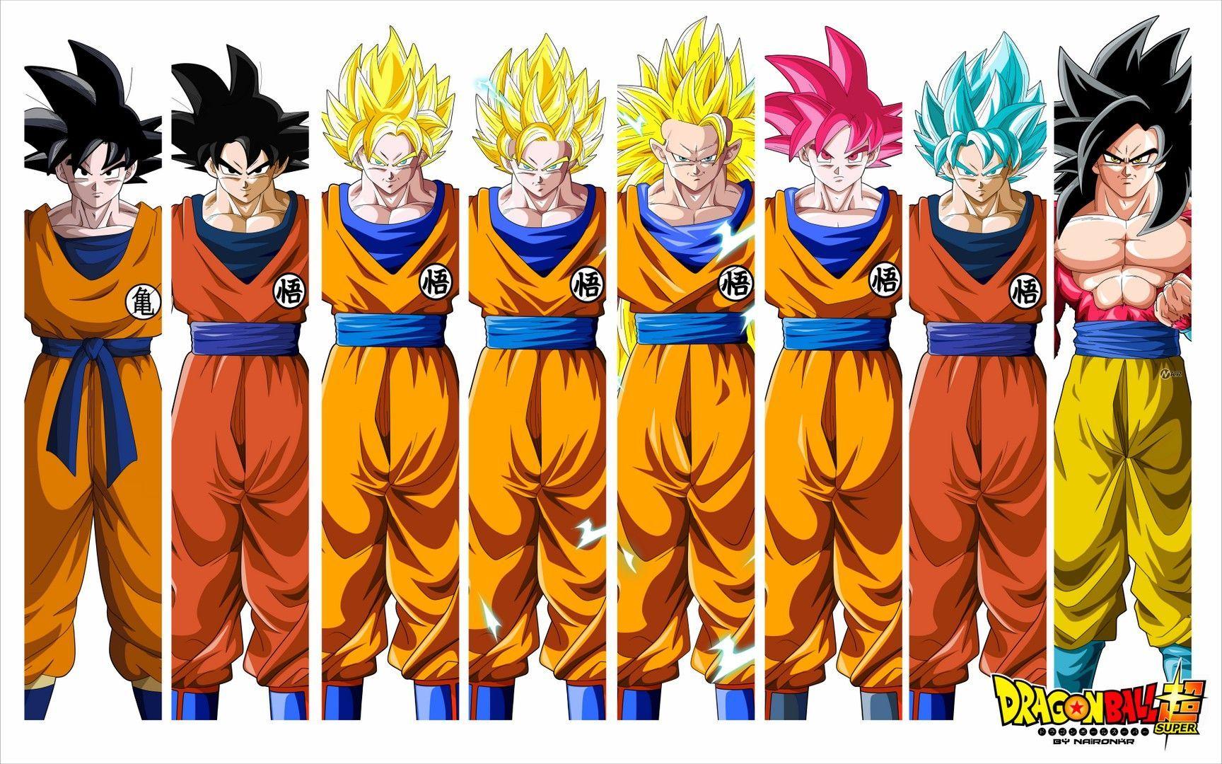 Goku All Form Wallpaper HD on All Forms Of Evil Goku