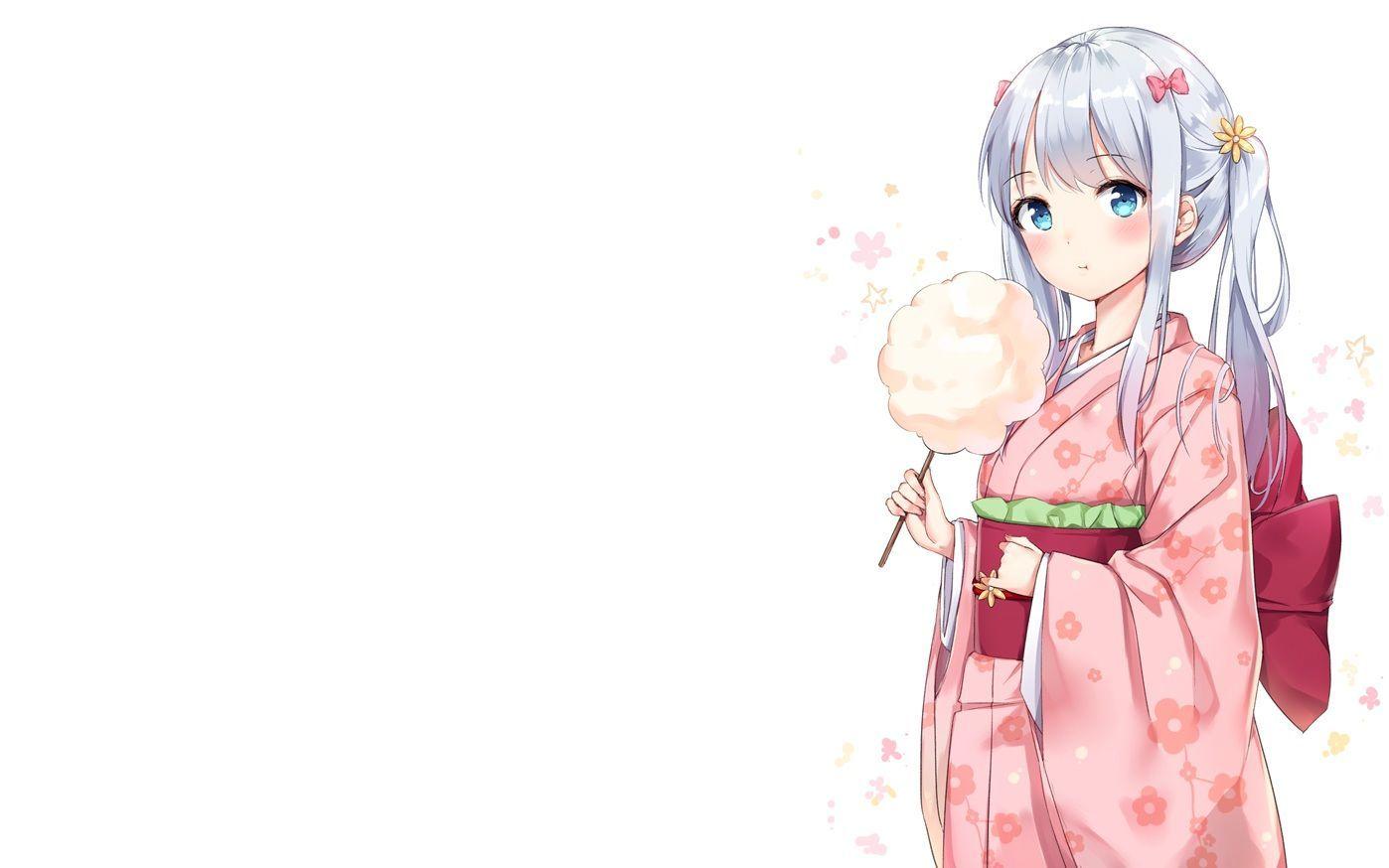 Izumi Sagiri. Kimono & yukata. Anime girl kimono