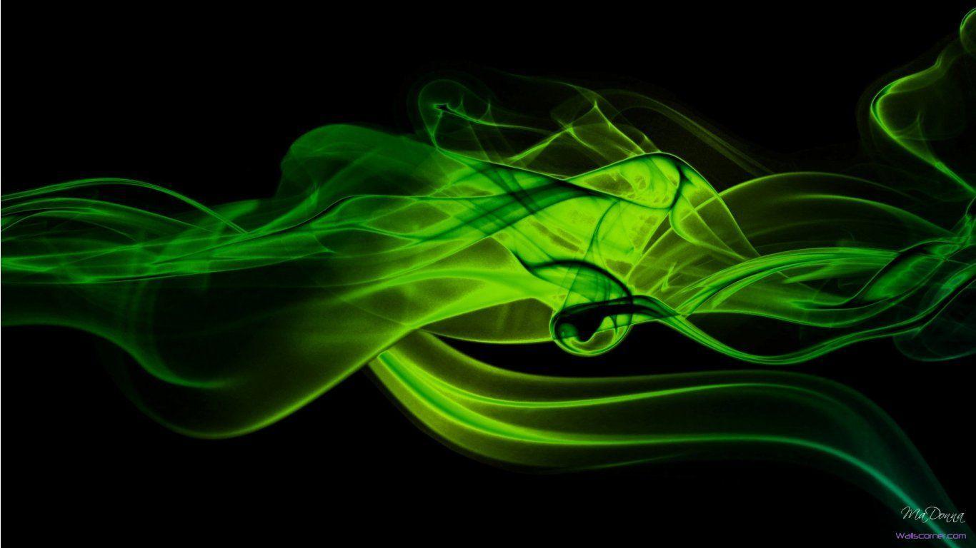 Black And Green Abstract Wallpaper Widescreen 2 HD