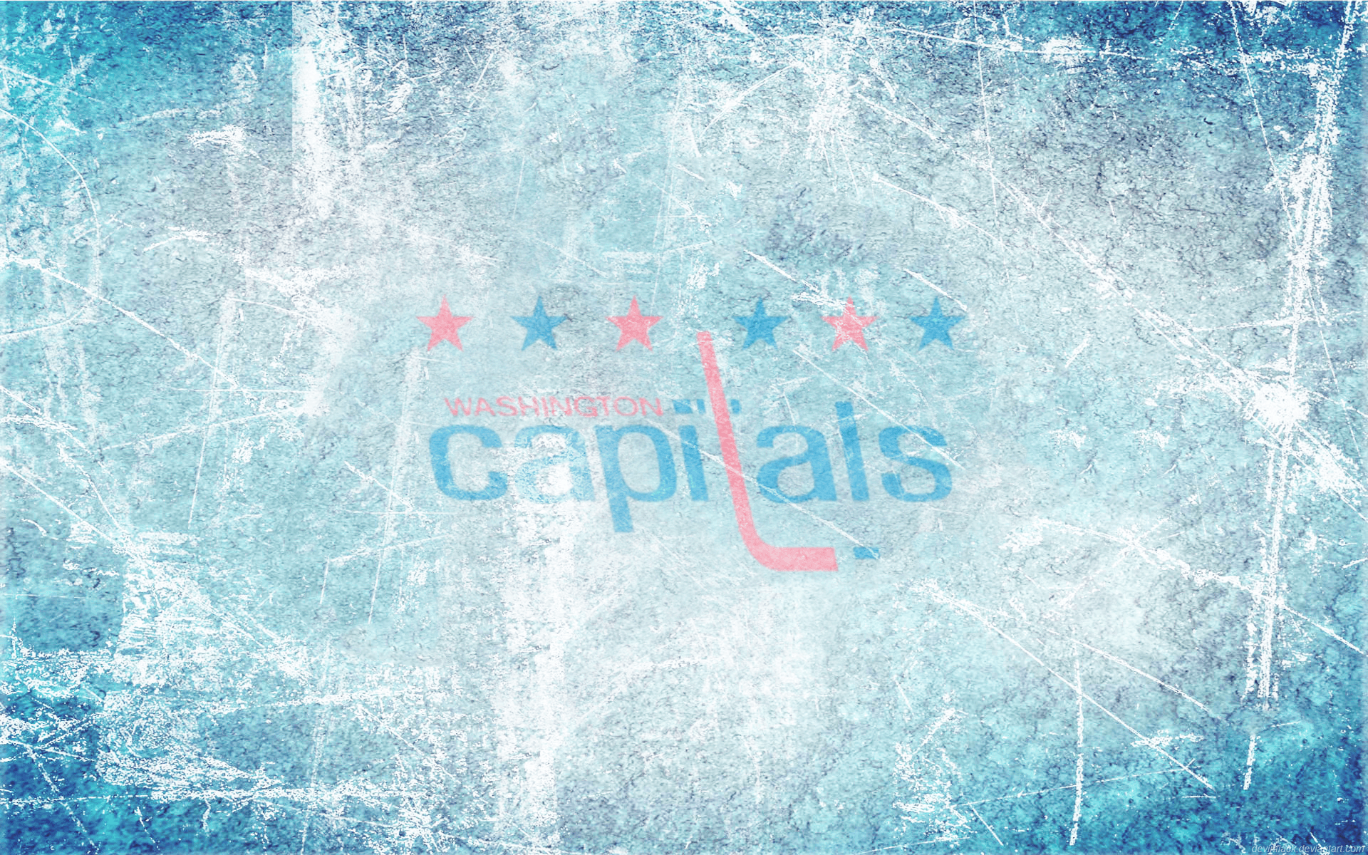 Capitals WC Ice Wallpaper