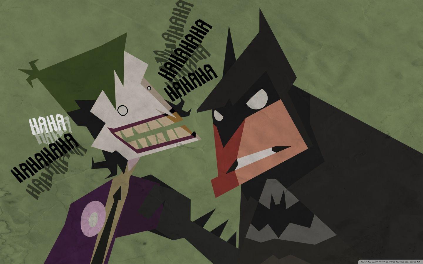 Batman And Joker Cartoon ❤ 4K HD Desktop Wallpaper for 4K Ultra HD