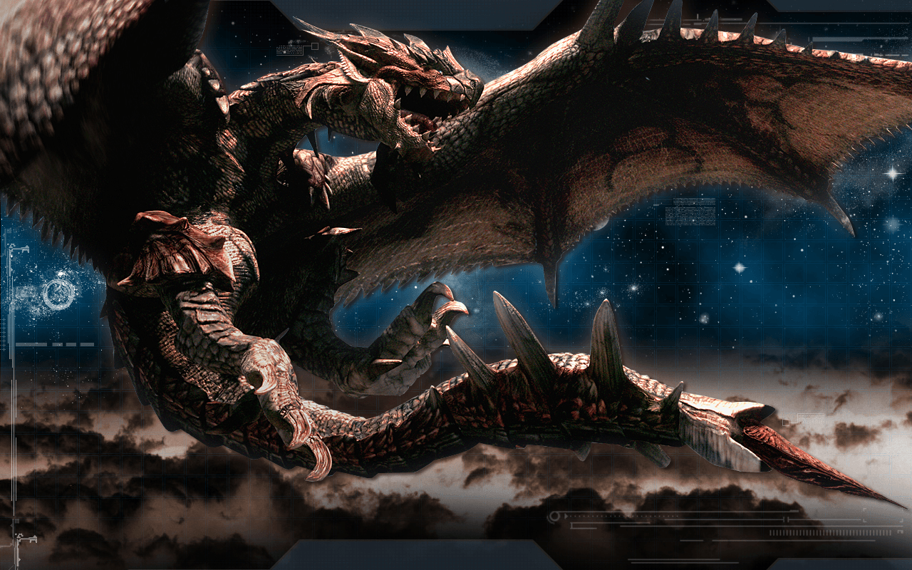 Monster Hunter, Rathalos, Dragon, Video Games Wallpaper HD