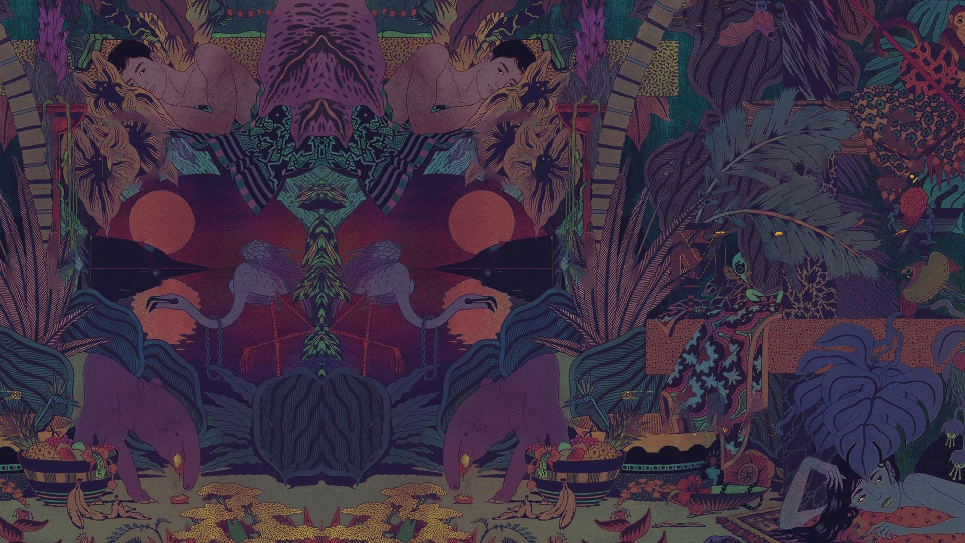 I turned the Zaba album art into a desktop background