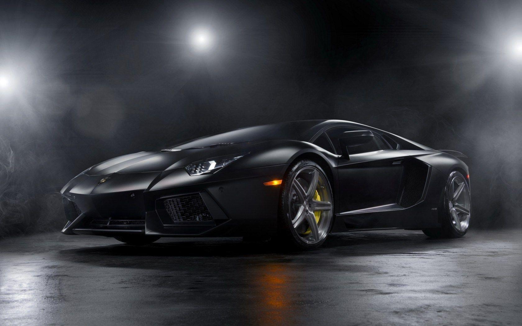 Lamborghini Aventador Matte Black HD Wallpaper, Background Image
