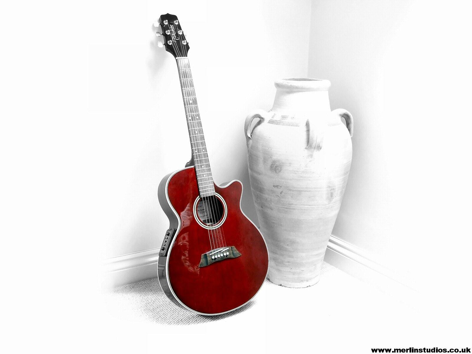 Guitar Red Wallpapers - Wallpaper Cave