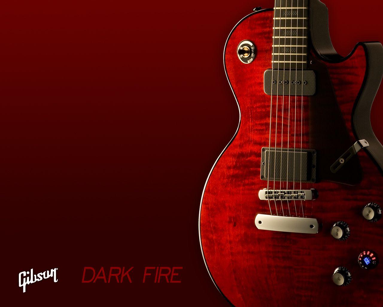 Guitar Red Wallpapers Wallpaper Cave