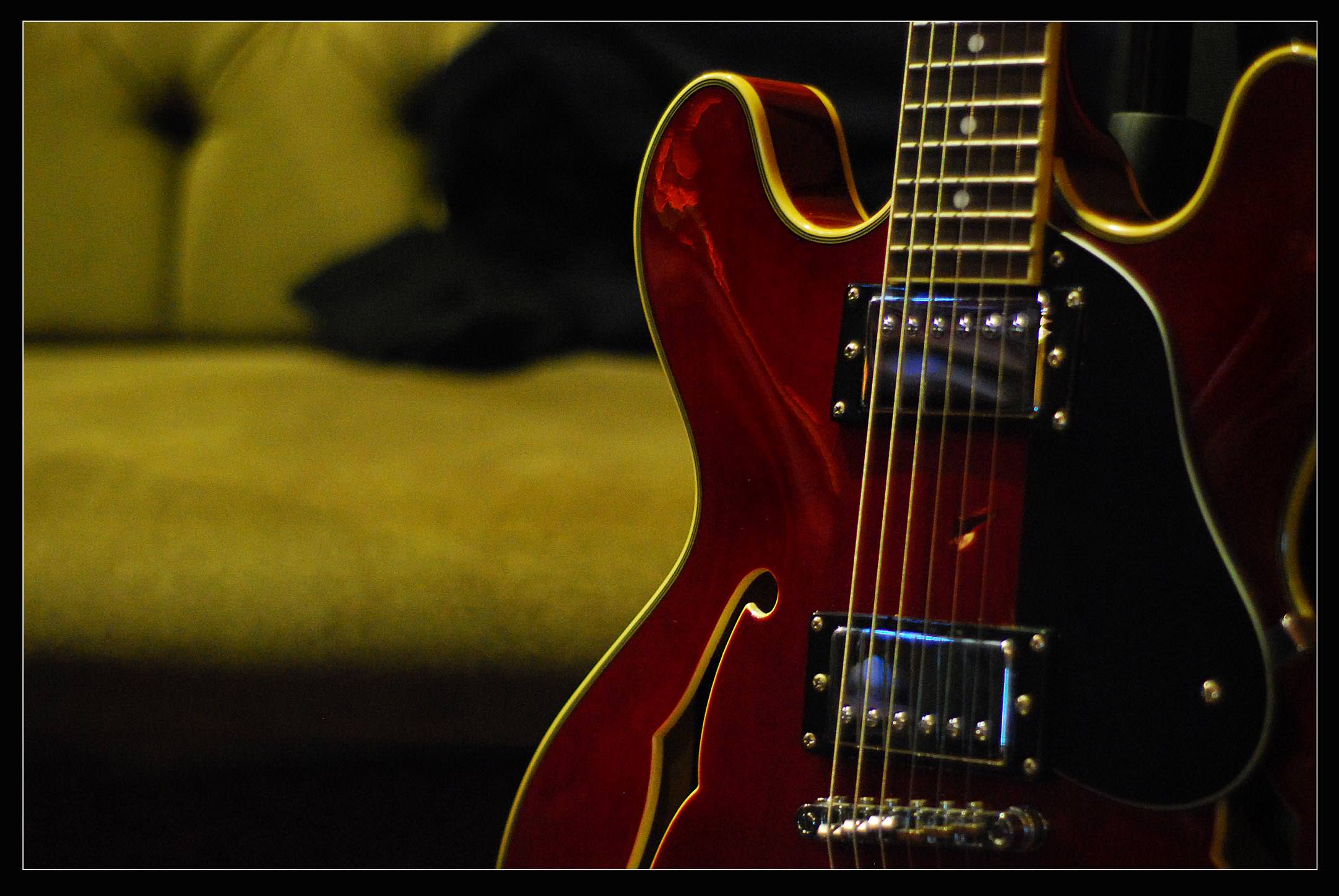 Vintage Red Guitar wallpaper from Guitar Wallpaper wallpaper