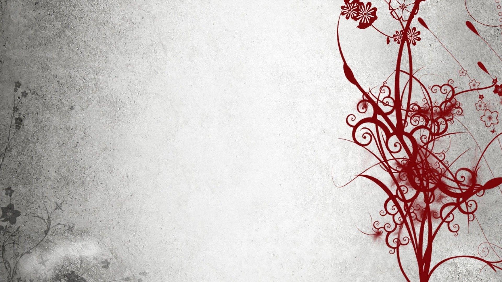 Black White and Red Wallpaper