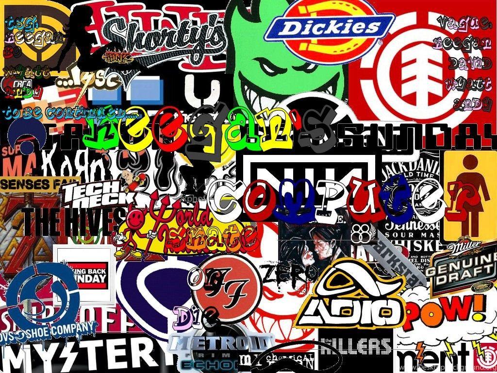 Skateboarding Logo Background Desktop Background