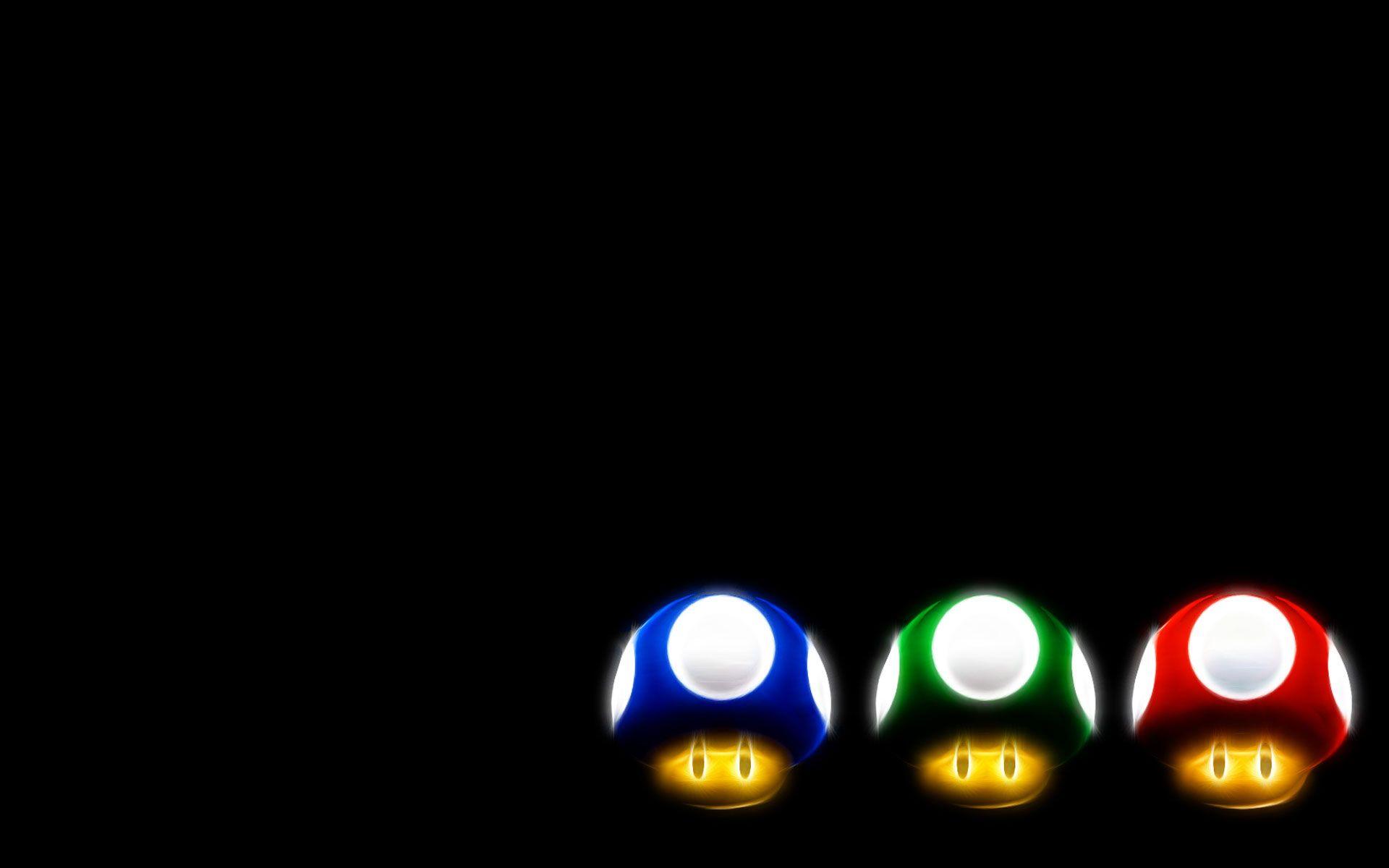 Super Mario Mushrooms Wallpaper