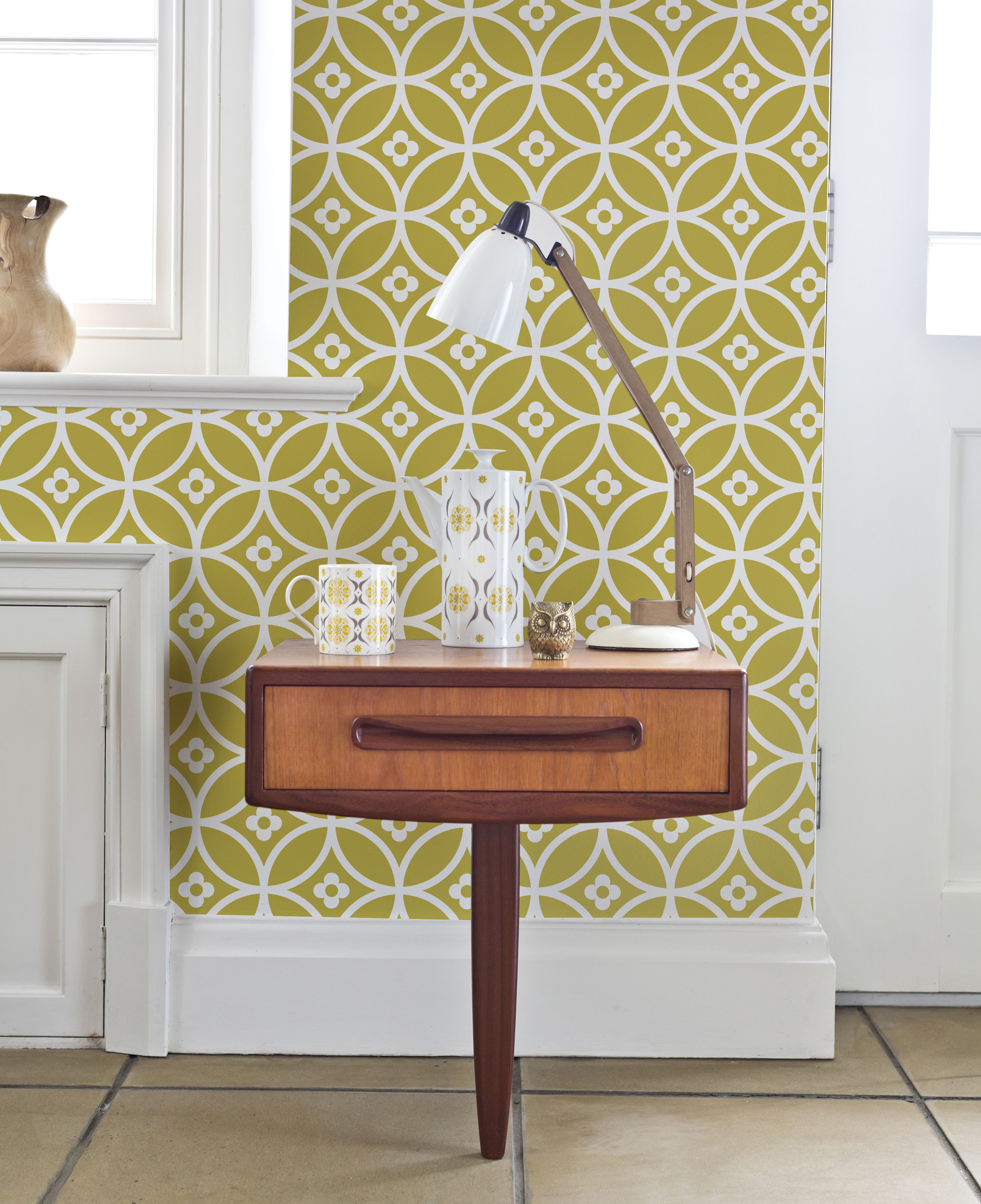 Daisy Chain Window Film Faye Wallpaper and Fabrics