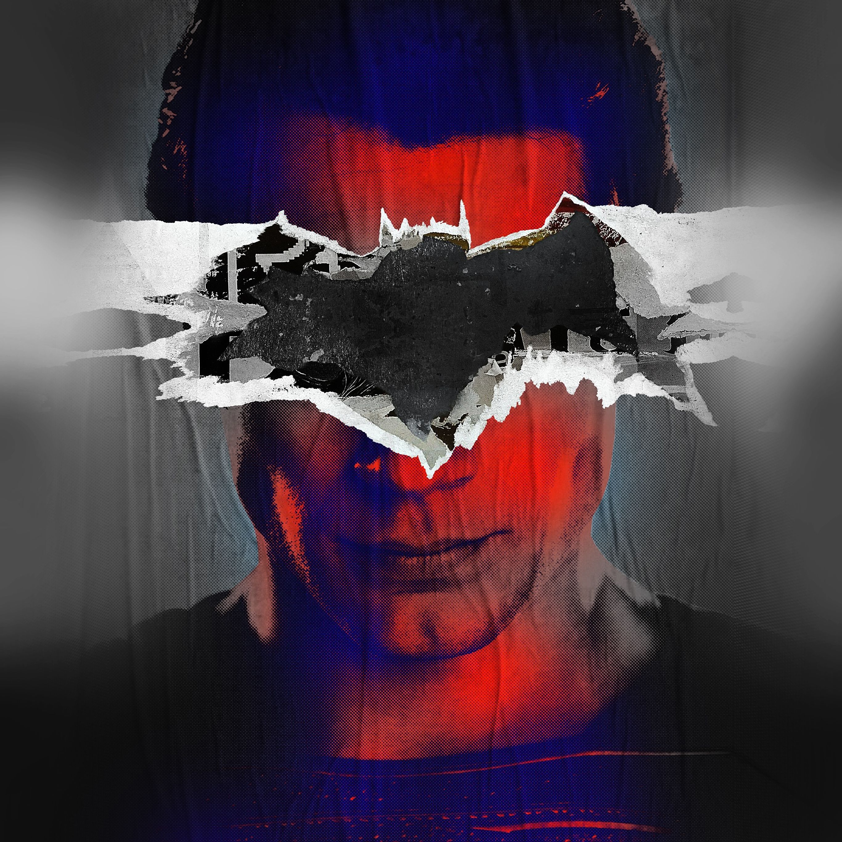 Batman Superman Poster Illust Art Film Dark