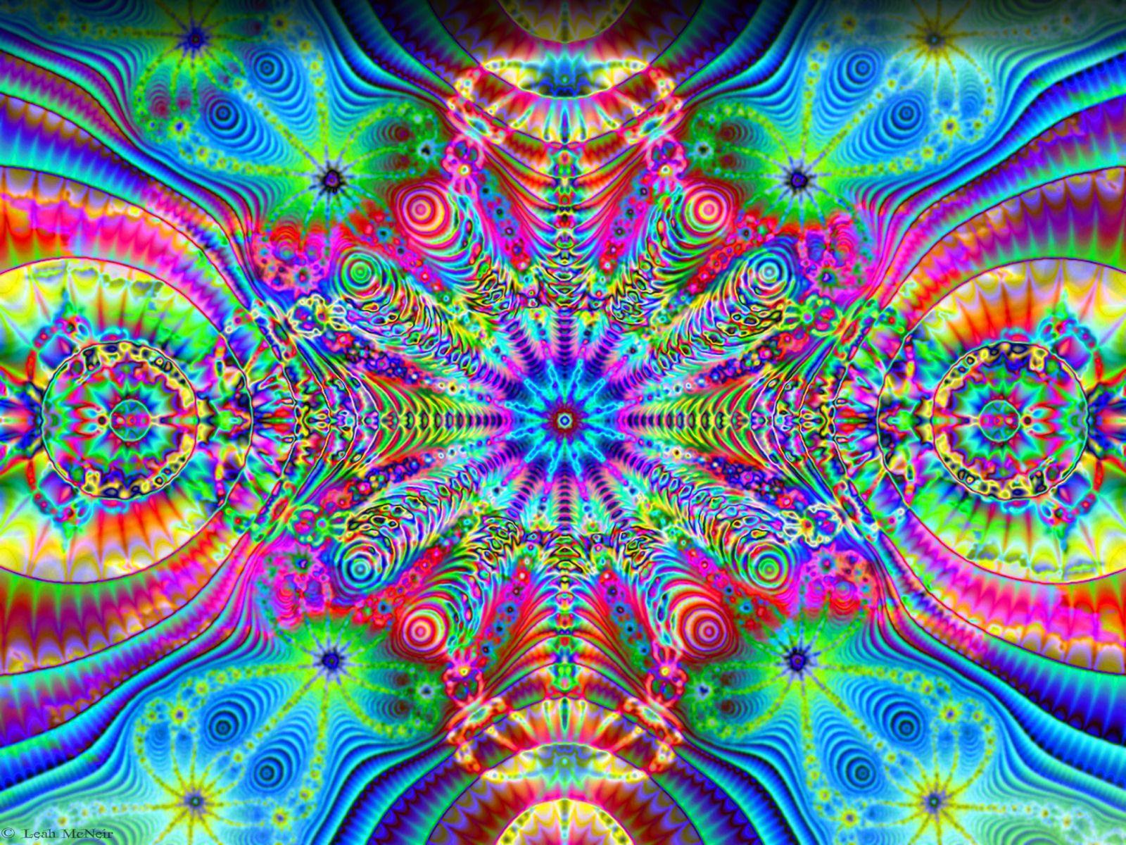 Trippy Art Background