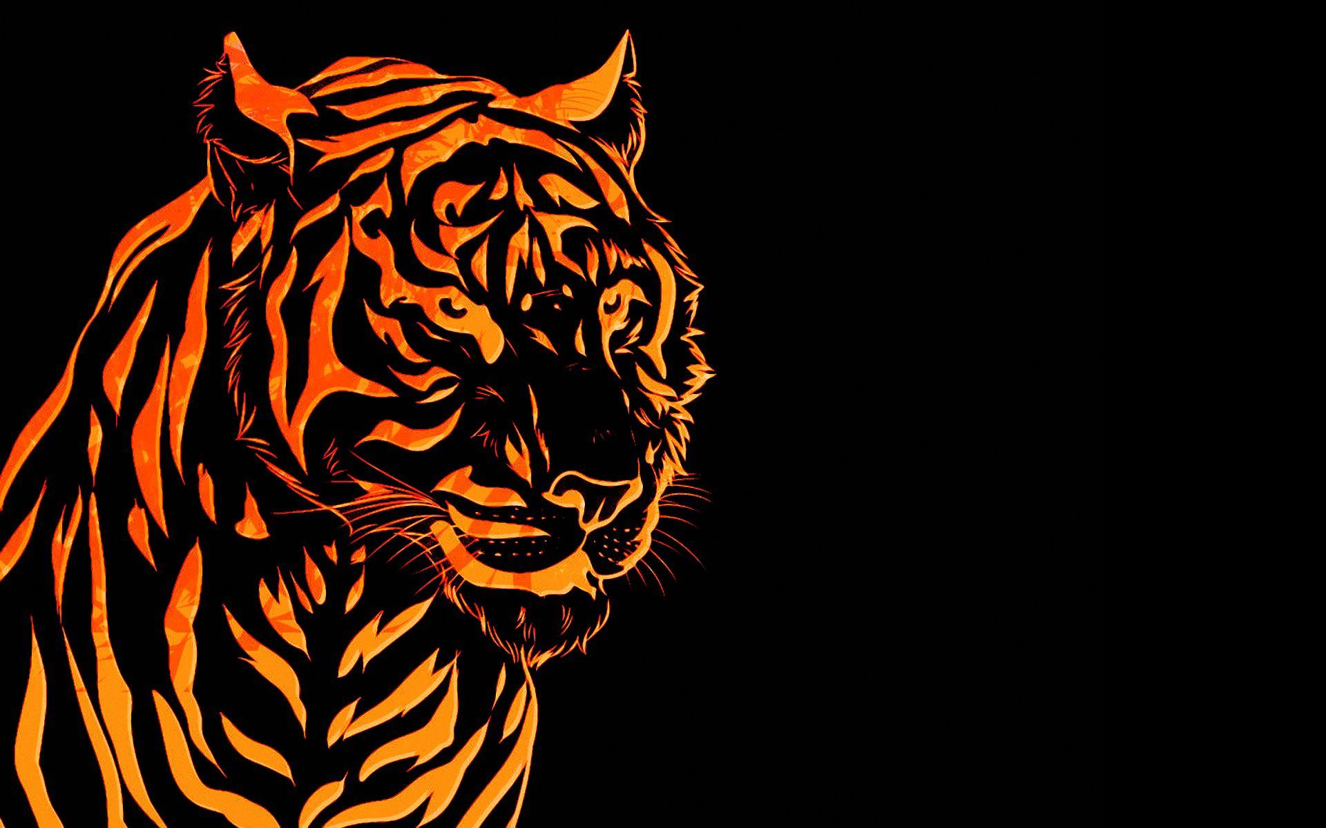 3d Black Tiger Wallpaper Image Num 27
