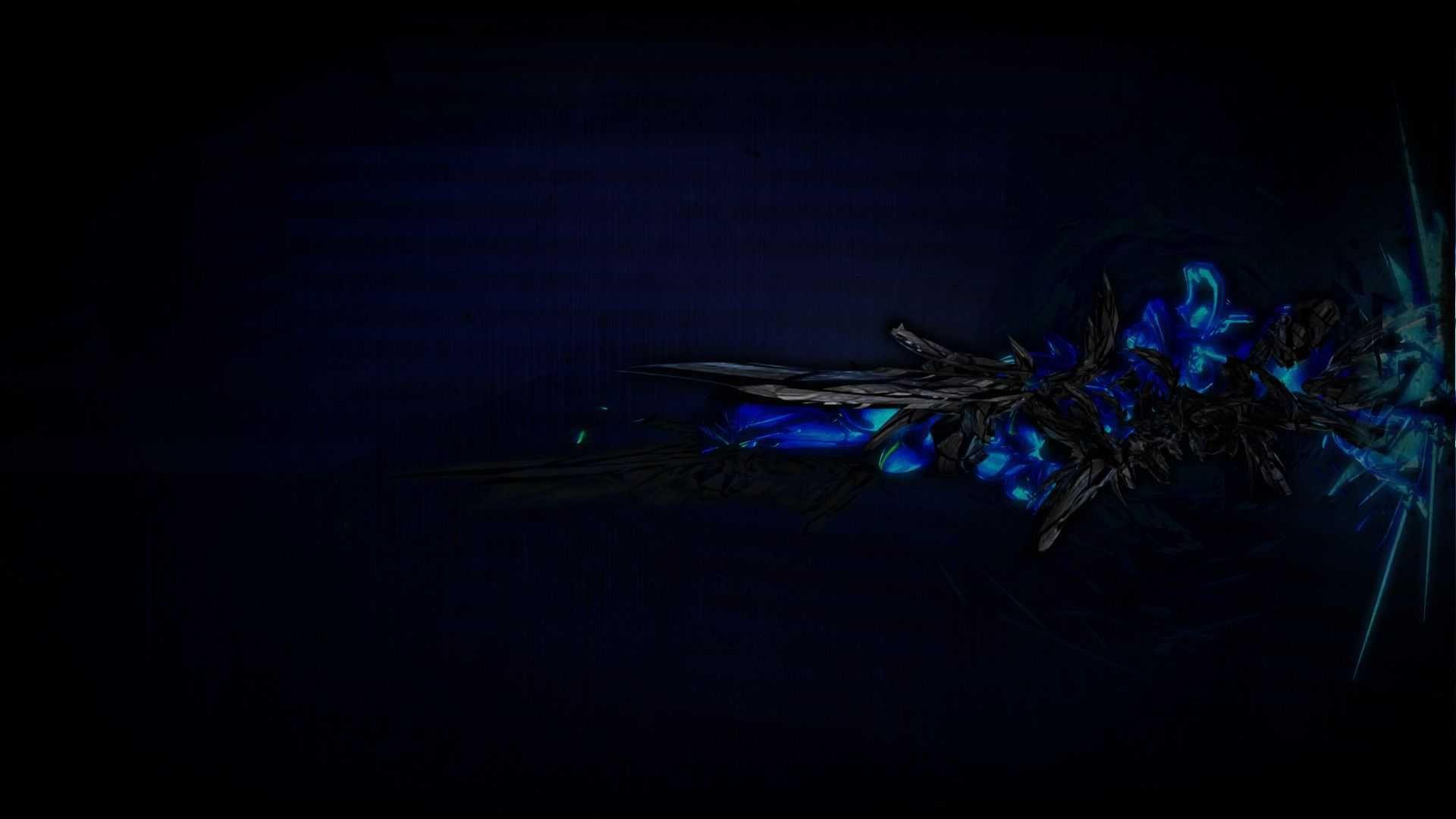 black and blue wallpaper 1920x1080