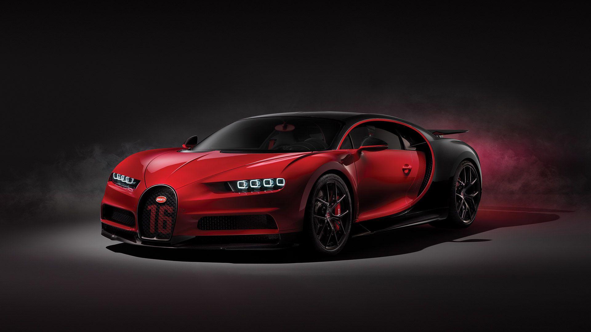 Bugatti Chiron Red Wallpaper