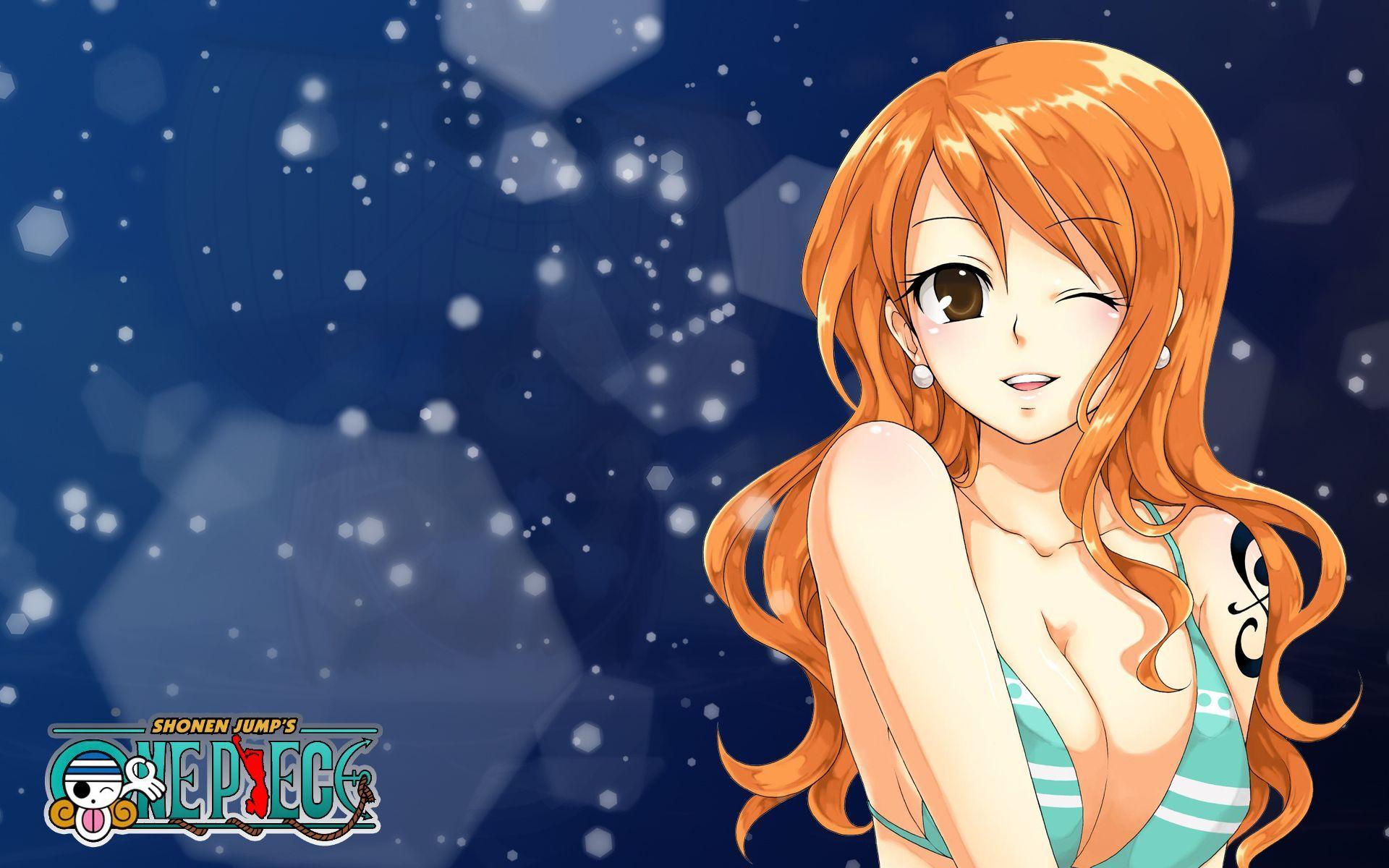 Hot Nami Desktop One Piece Wallpaper. Gadis animasi