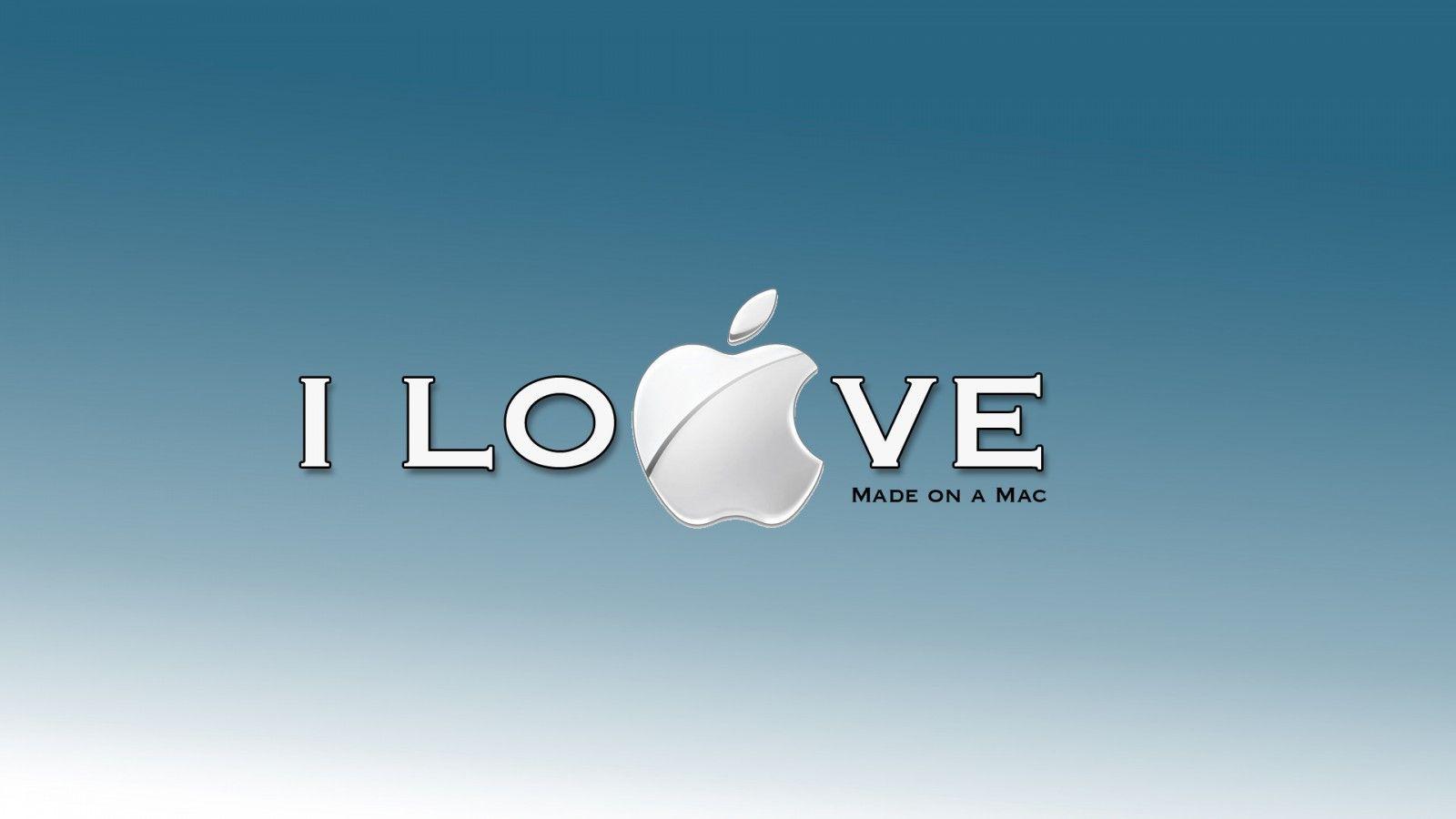 Free Background Wallpaper for My Computer Lovely I Love Mac