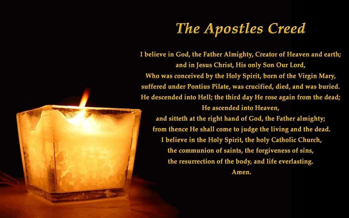 The Apostles Creed. Spiritual. Saint quotes